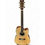 Used Zager ZAD900CE Natural Acoustic Electric Guitar Natural