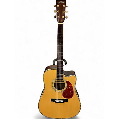 Used Zager ZAD900CE Natural Acoustic Electric Guitar