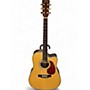 Used Zager ZAD900CE Natural Acoustic Electric Guitar Natural