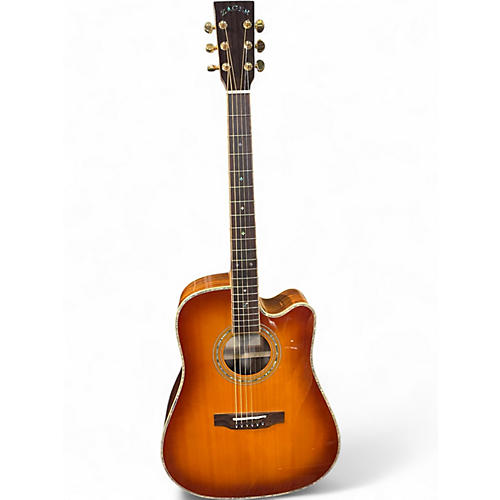 Used Zager ZAD900CE Tobacco Sunburst Acoustic Electric Guitar Tobacco Sunburst