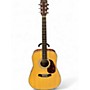 Used Zager ZAD900F Natural Acoustic Guitar Natural