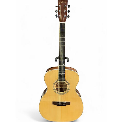 Used Zager ZAG-500M/N Natural Acoustic Electric Guitar Natural