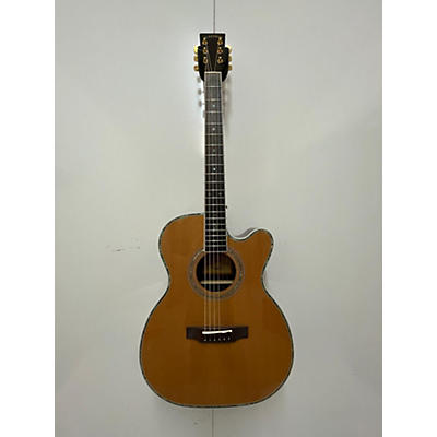 Zager Used Zager Zad-80cmom Natural Acoustic Electric Guitar