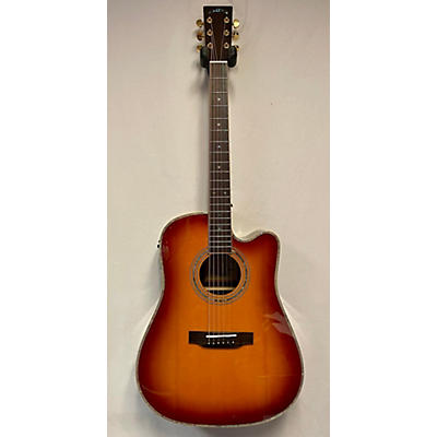 Zager Used Zager Zad-900ce 2 Color Sunburst Acoustic Electric Guitar