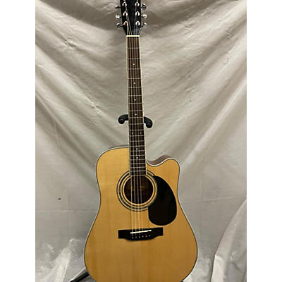 Zager Used Zager Zad50ce Natural Acoustic Electric Guitar