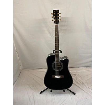 Zager Used Zager Zad80ce Black Acoustic Electric Guitar