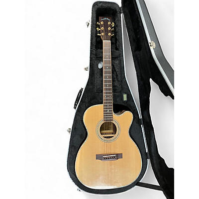 Used Zager Zad9000cme Natural Acoustic Electric Guitar