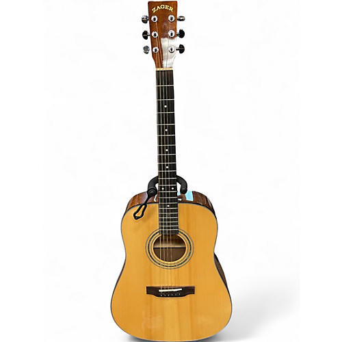 Used Zager zad-20/n Natural Acoustic Guitar Natural