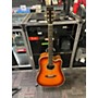 Used Zager zad 900ce 2 Tone Sunburst Acoustic Electric Guitar 2 Tone Sunburst