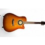 Used Zager zad900ce 2 Color Sunburst Acoustic Electric Guitar 2 Color Sunburst