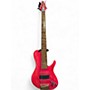 Used Zeline 5 STRING  Pink Electric Bass Guitar Pink