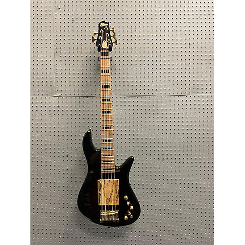 Zeline Used Zeline Double Cut Bugandy Burst Electric Bass Guitar bugandy burst