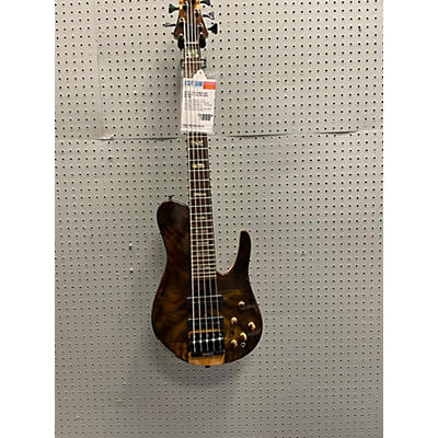 Zeline Used Zeline Single Cut Natural Electric Bass Guitar