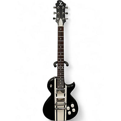 Used Zemaitis Z24RS Black and White Solid Body Electric Guitar