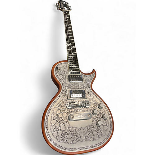 Used Zemaitis c24mf Chrome Solid Body Electric Guitar Chrome