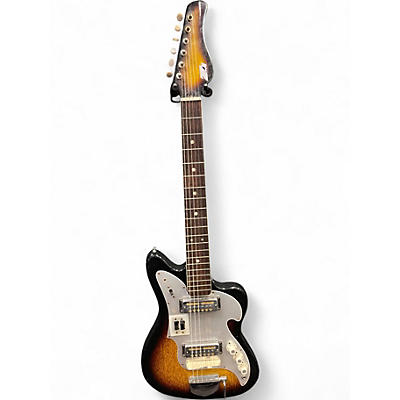 Used Zenon ES70 Vintage Sunburst Solid Body Electric Guitar