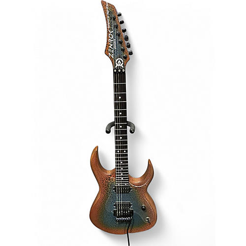 Used Zenrok By Siggi Braun Phoenix CRAKL Orange Crackle Solid Body Electric Guitar Orange Crackle