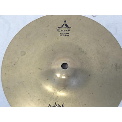 Zildjian Used Zildjian 10in A Custom Splash Cymbal