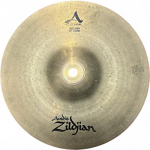 Used Zildjian 10in A Custom Splash Cymbal 28