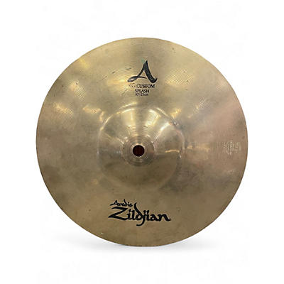 Used Zildjian 10in A Custom Splash Cymbal