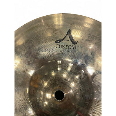 Used Zildjian 10in A Custom Splash Cymbal