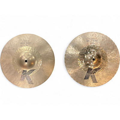 Used Zildjian 13.25in Custom hybrid HiHat Cymbal