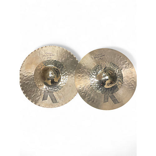 Used Zildjian 13.25in K Custom Hybrid Hi Hat Pair Cymbal 32