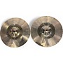 Used Zildjian 13.25in K Custom Hybrid Hi Hat Pair Cymbal 32