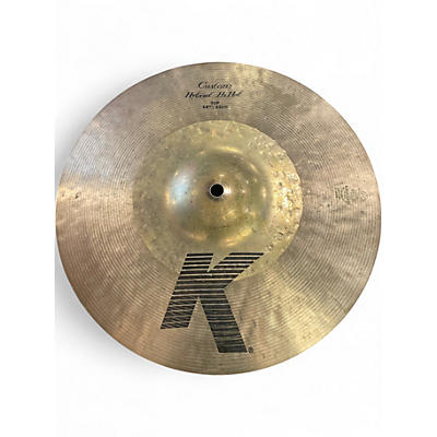 Used Zildjian 13.25in K Custom Hybrid Hi Hat Pair Cymbal