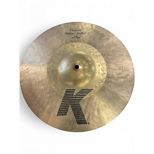 Used Zildjian 13.25in K Custom Hybrid Hi Hat Pair Cymbal 32