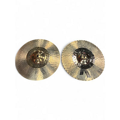 Used Zildjian 13.25in K Custom Hybrid Hi Hat Pair Cymbal