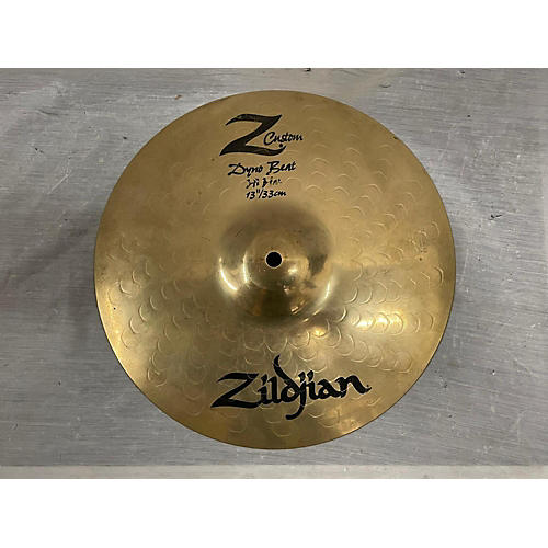 Zildjian Used Zildjian 13.25in Z Custom Dyno Beat Hi Hat Cymbal 32