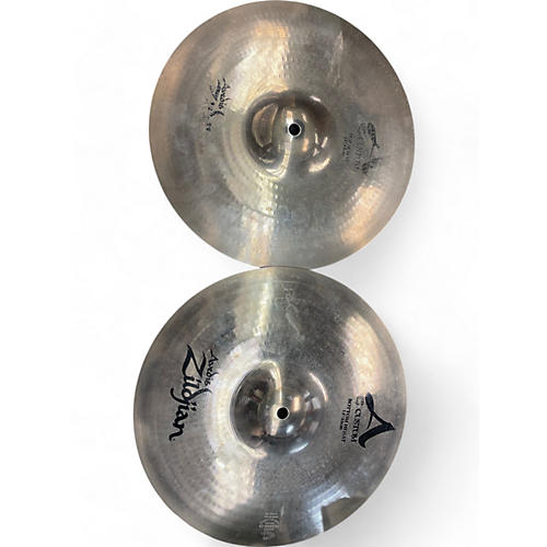 Zildjian Used Zildjian 13in A Custom Hi Hat Pair Cymbal 31