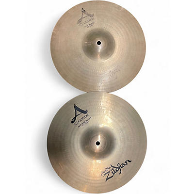 Used Zildjian 13in A Custom Hi Hat Pair Cymbal