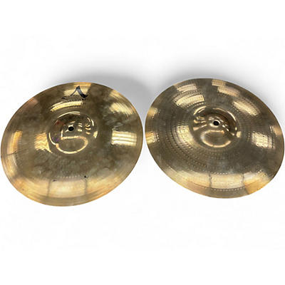 Used Zildjian 13in A Custom Hi Hat Pair Cymbal