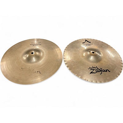 Used Zildjian 13in A Custom Hi Hat Pair Cymbal