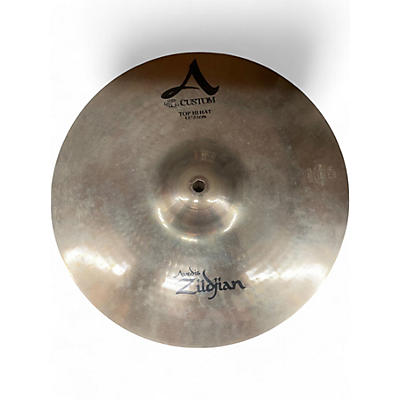 Used Zildjian 13in A Custom Hi Hat Top Cymbal