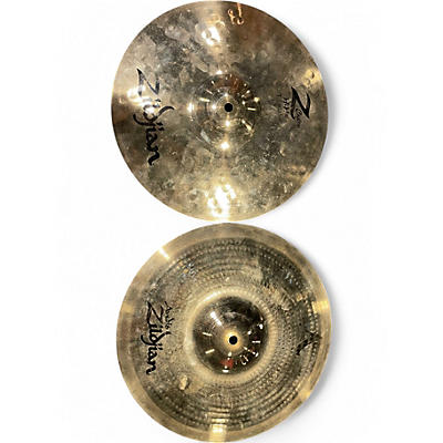 Used Zildjian 13in A/Z CUSTOM HI HATS Cymbal