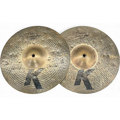 Used Zildjian 13in K CUSTOM SPECIAL DRY HI HAT Cymbal