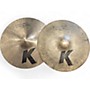 Used Zildjian 13in K Custom Dark Hi Hat Pair Cymbal 31