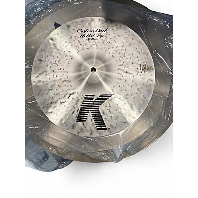 Used Zildjian 13in K Custom Dark Hi Hat Top Cymbal