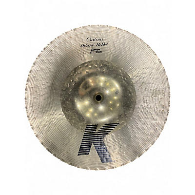 Used Zildjian 13in K Custom Hybrid Hi Hat Bottom Cymbal