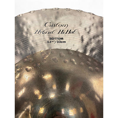 Used Zildjian 13in K Custom Hybrid Hi Hat Bottom Cymbal