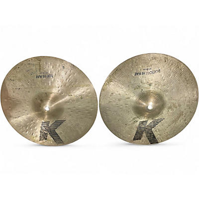 Used Zildjian 13in K Hi Hat Pair Cymbal