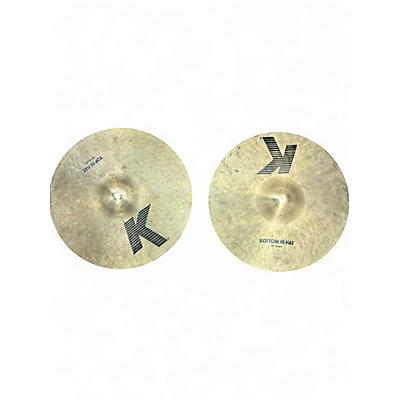 Used Zildjian 13in K Hi Hat Pair Cymbal