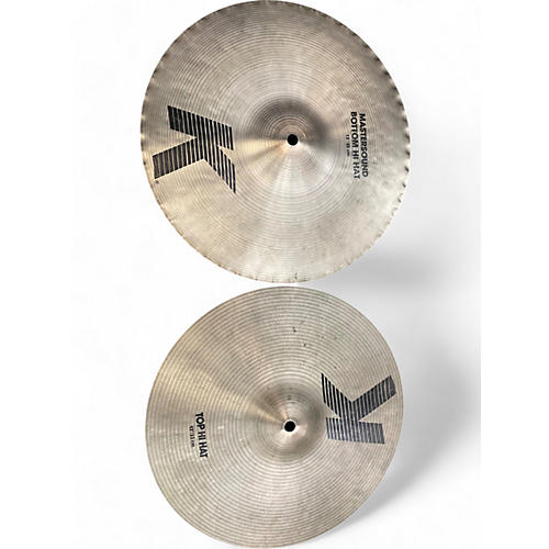 Used Zildjian 13in K Mastersound Hi Hat Pair Cymbal 31