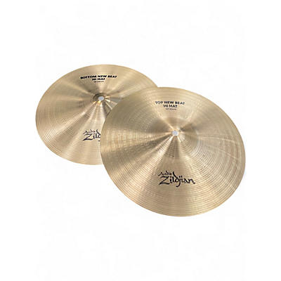 Used Zildjian 13in New Beat Hi Hat Pair Cymbal