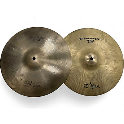 Used Zildjian 13in New Beat Hi Hat Pair Cymbal