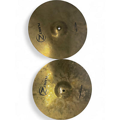 Used Zildjian 13in Planet Z Hi Hat Pair Cymbal