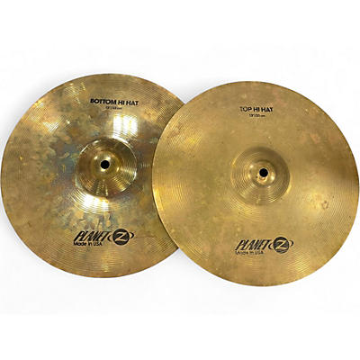 Used Zildjian 13in Planet Z Hi Hat Pair Cymbal